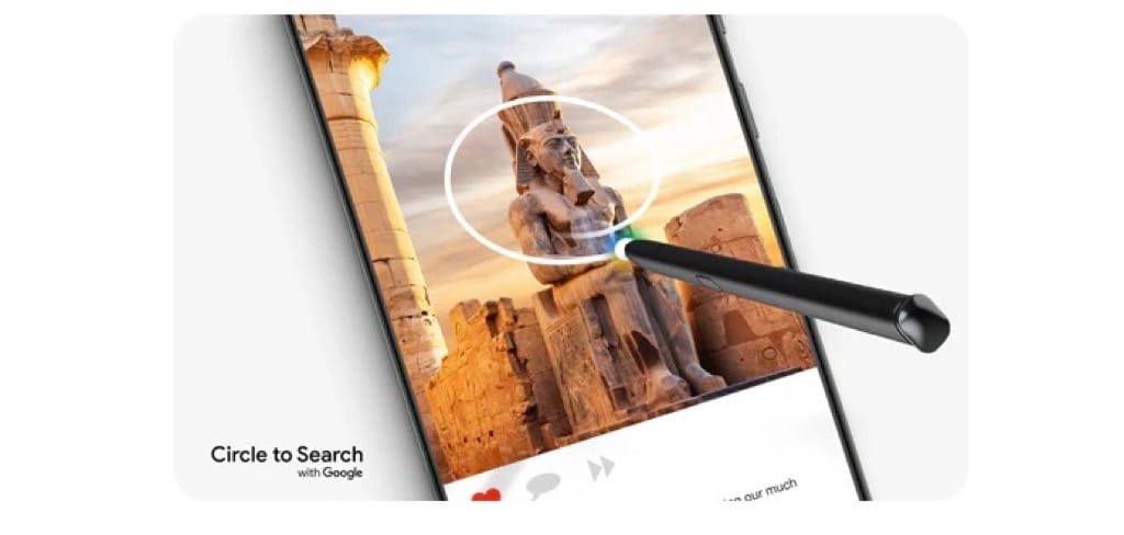 Dibuja un círculo en tu pantalla sobre lo que quieres buscar y ‘Circle to Search’ de Samsung lo hallará