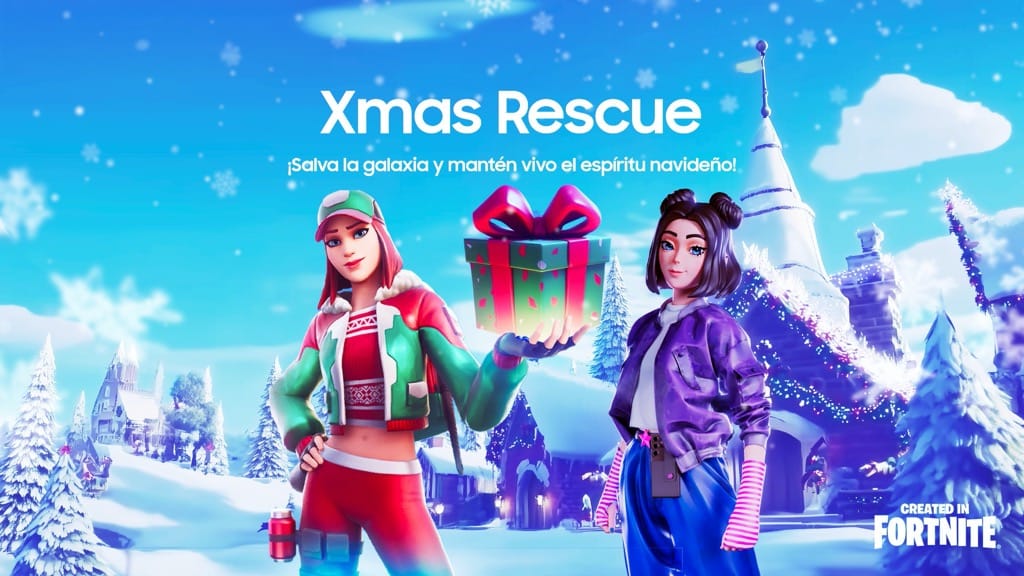 Samsung lleva el espíritu navideño a Fortnite con una misión interactiva liderada por SAM